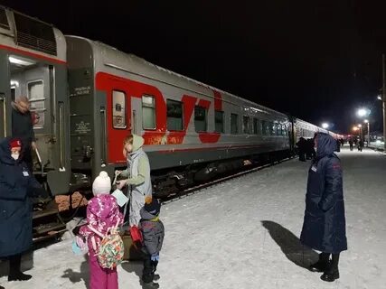 Маршрут поезда воркута