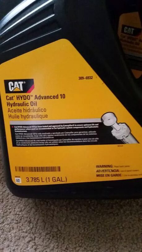 Масло гидравлическое 10w. Масло Cat hydo Advanced 10 артикул. Cat hydo Advanced 10w. Гидравлическое масло Caterpillar (Cat) hydo Advanced 10w 208l. Гидравлическое масло для Cat сs56b.