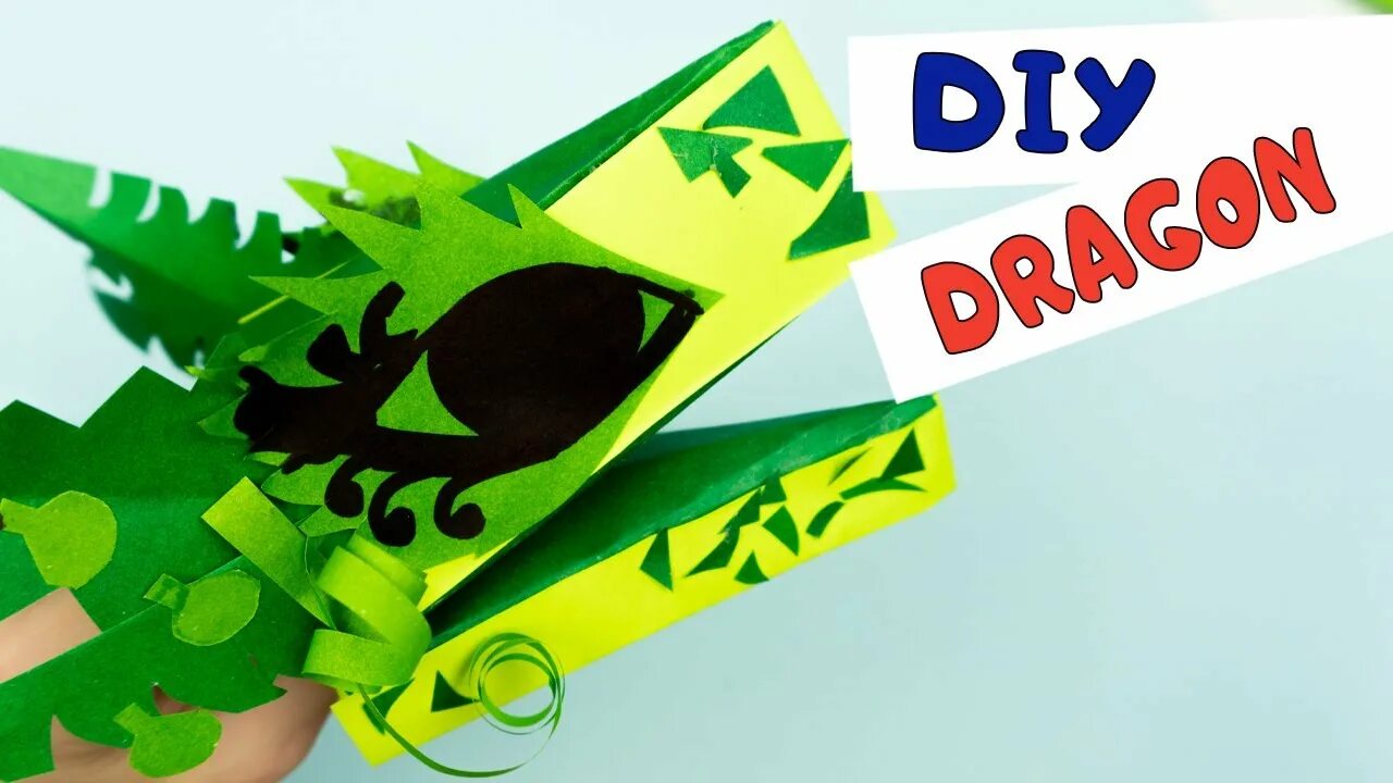 Easy Paper Dragon Puppets (That Look Awesome)! Dragon crafts, Paper dragon craft