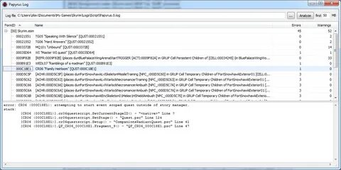 Crash log c