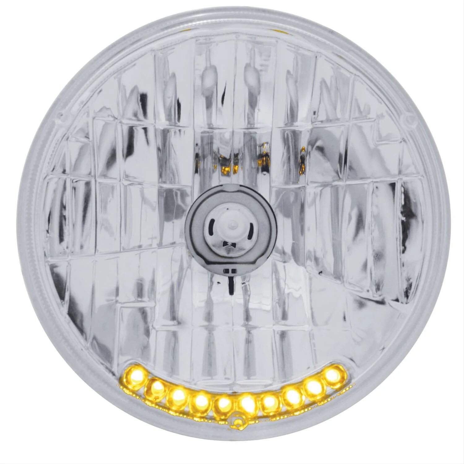 Led фара с поворотником. Led 2010. смайлик на фаре.