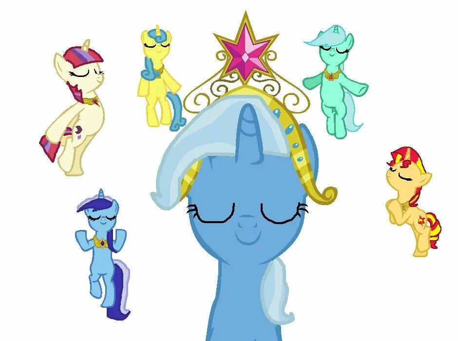 My little pony элемент. Трикси луламун и принц голубая кровь. млп 7 элемент гармонии. млп элементы гармонии.