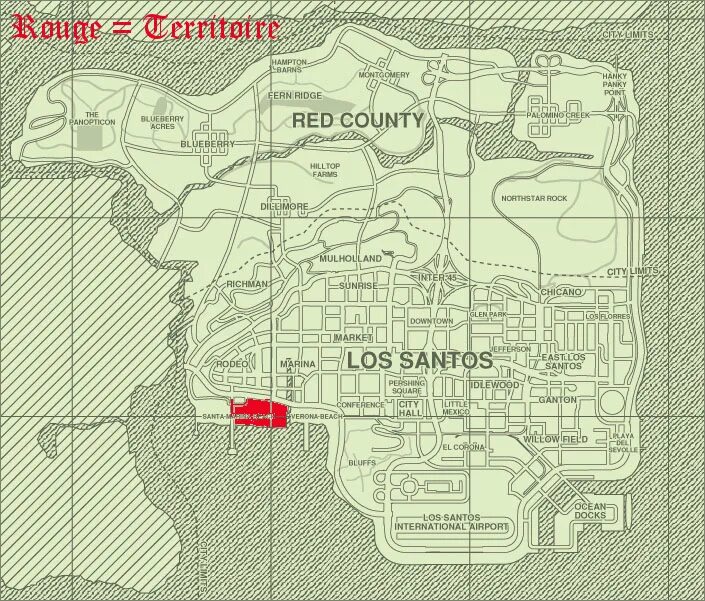 Map los