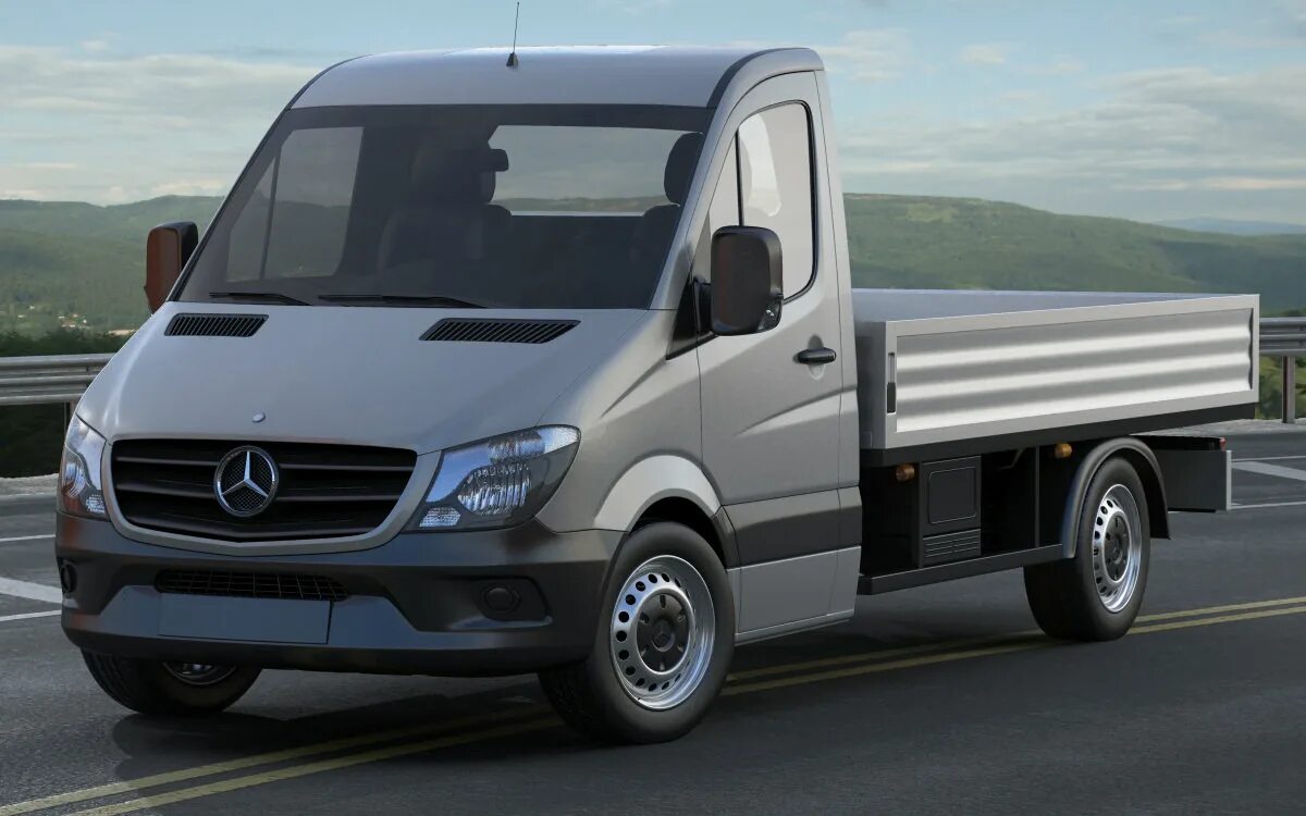 Мерседес Спринтер 2013. Mercedes Benz Sprinter Pickup. Мерседес Спринтер 2013 4.3 метров.