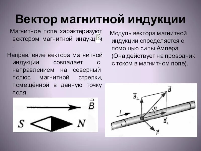 Вектор индукции магнитного поля. Вектор магнитной индукции 9 класс физика. Магнитное поле вектор магнитной индукции. Модуль вектора магнитной индукции определяется формулой:.