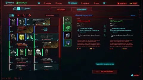 Cyberpunk 2077 навыки
