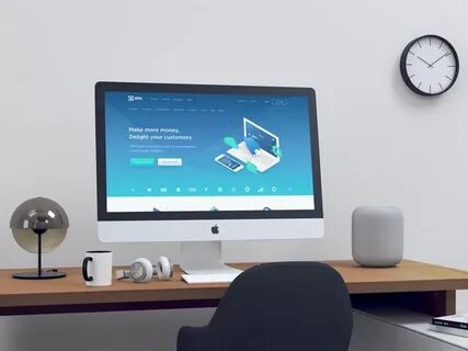 Экран компьютере работе