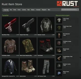 Rust item store