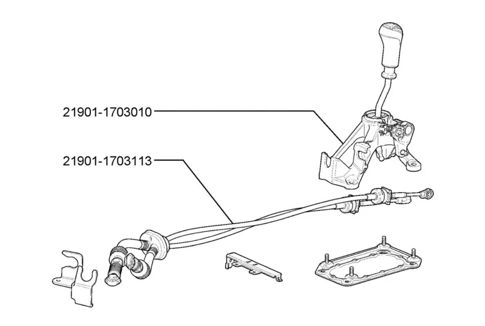 Кулиса коробки переключения передач. Привод управления КПП 2190. Привод переключения передач /2190/ Гранта. Привод переключения передач Калина 1.