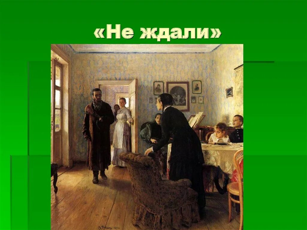 Не ждали обсуждай. Репин не ждали. Не ждали. Картина не ждали. Картина Репина не ждали.