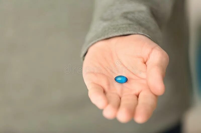 Hold blue