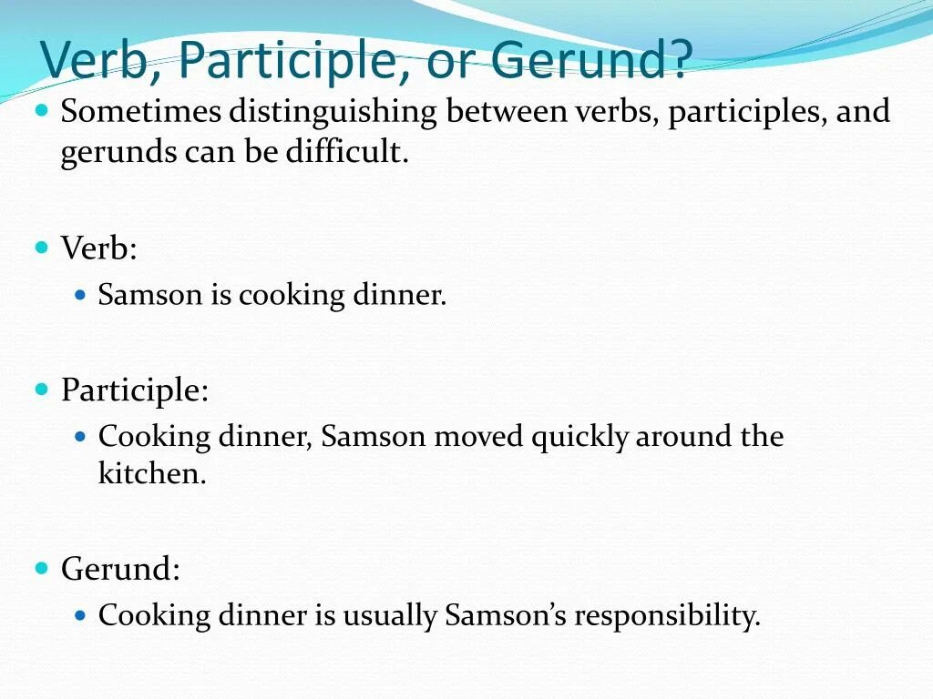 Difficult глагол. Gerund present participle. Participle и герундий. Gerund participle 1 в английском языке. Gerund present participle разница.