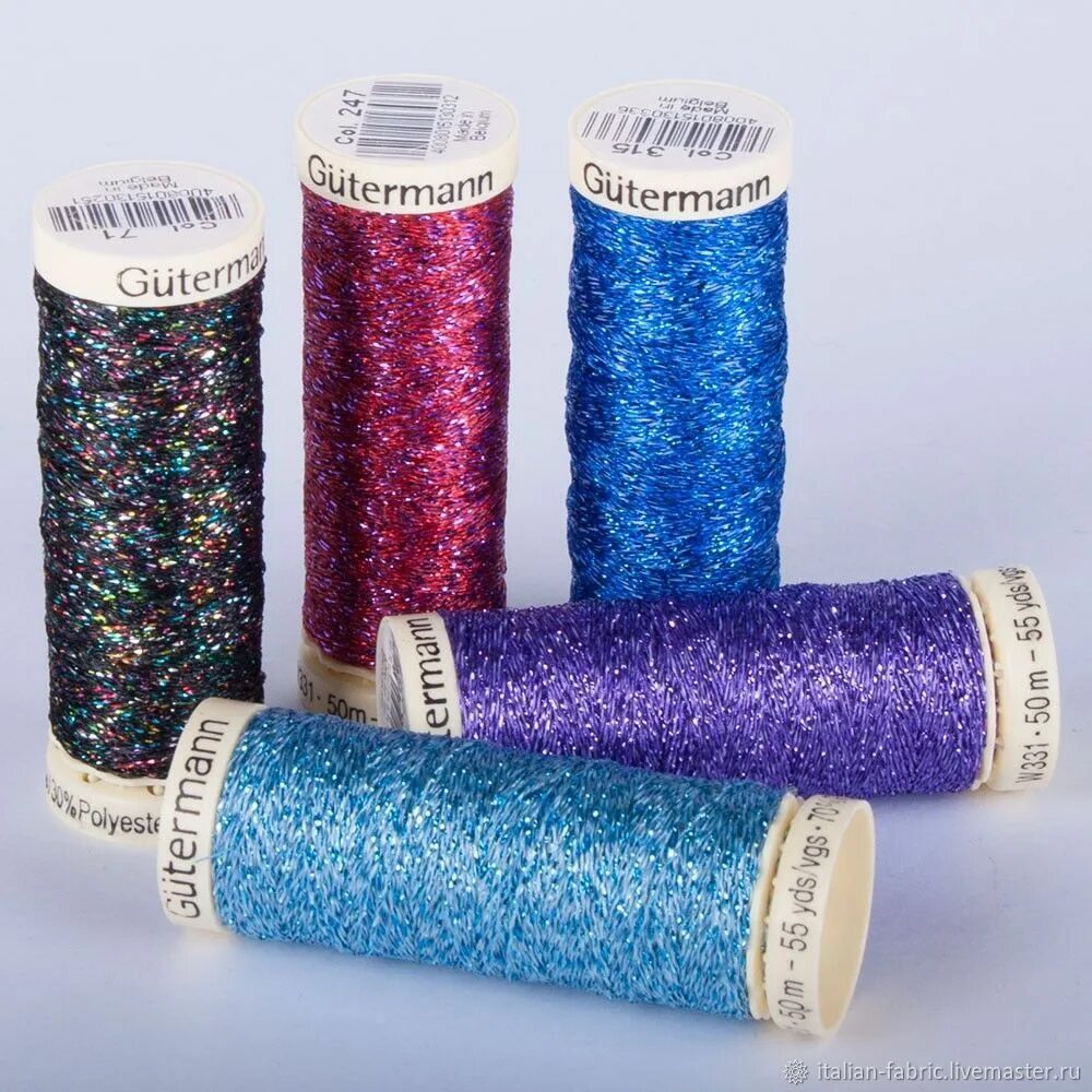 Gutermann Люрекс. Нитки Gutermann Metallic Effect. Нитки Гутерманн металлик 200 м. Гутерман нить с голографическим эффектом.