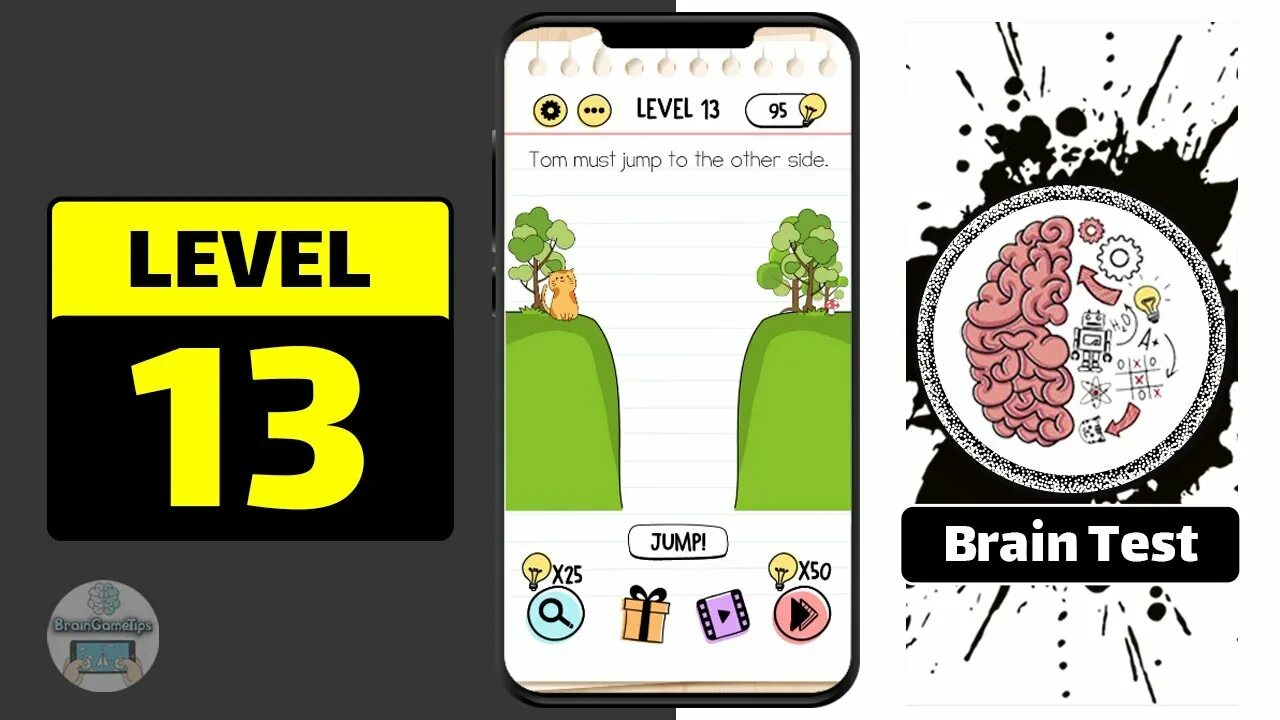 Уровень 13 BRAINTEST. Level 13. Брейн тест. Brain Test 13. Test level 3