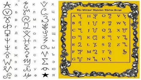 Алфавит ведьмочек русский