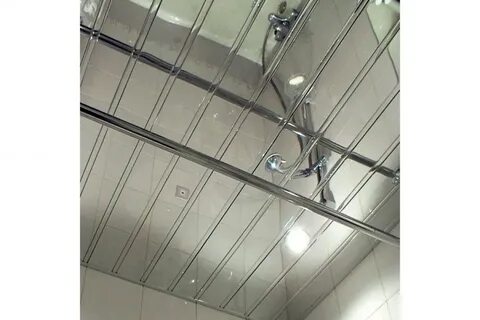 Потолок в ванной металлические панели
