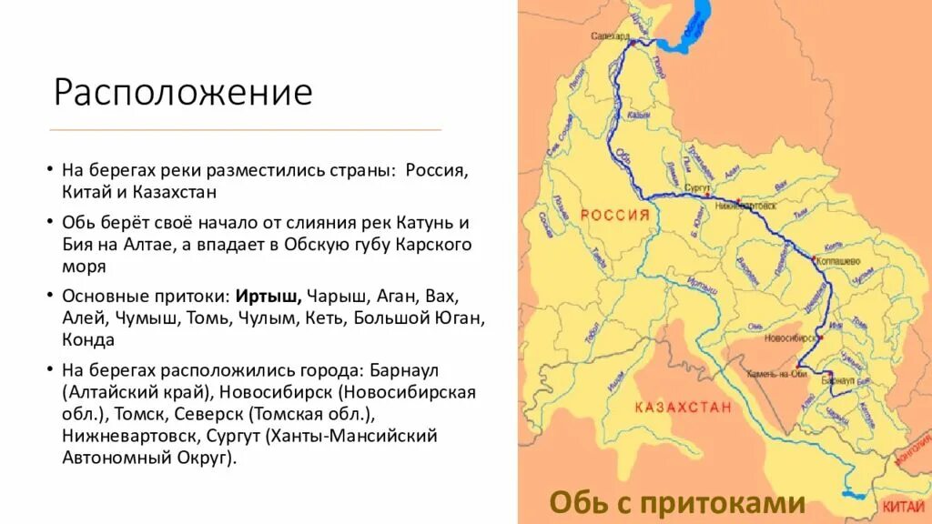 Какие реки берут начало в кавказских горах. Бассейн реки Оби. Бассейн реки Иртыш. Бассейн реки Обь на карте. Исток и Устье реки Обь на карте.