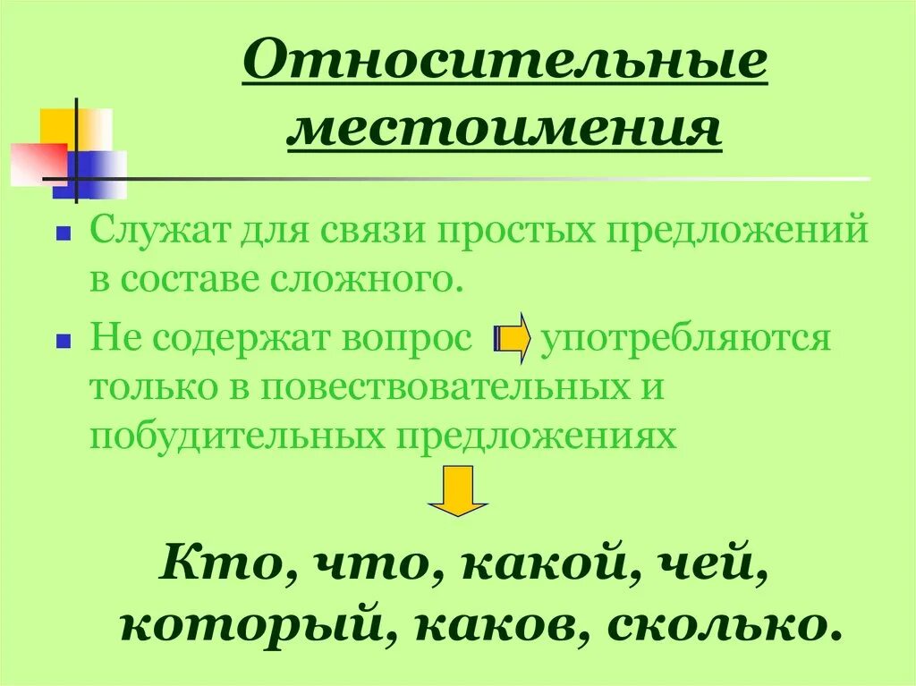 Вопросительные местоимения в предложении являются. Относителтныеместоимения. Относительные местоимения. Относмтел местоимения. Относительный местомиения.