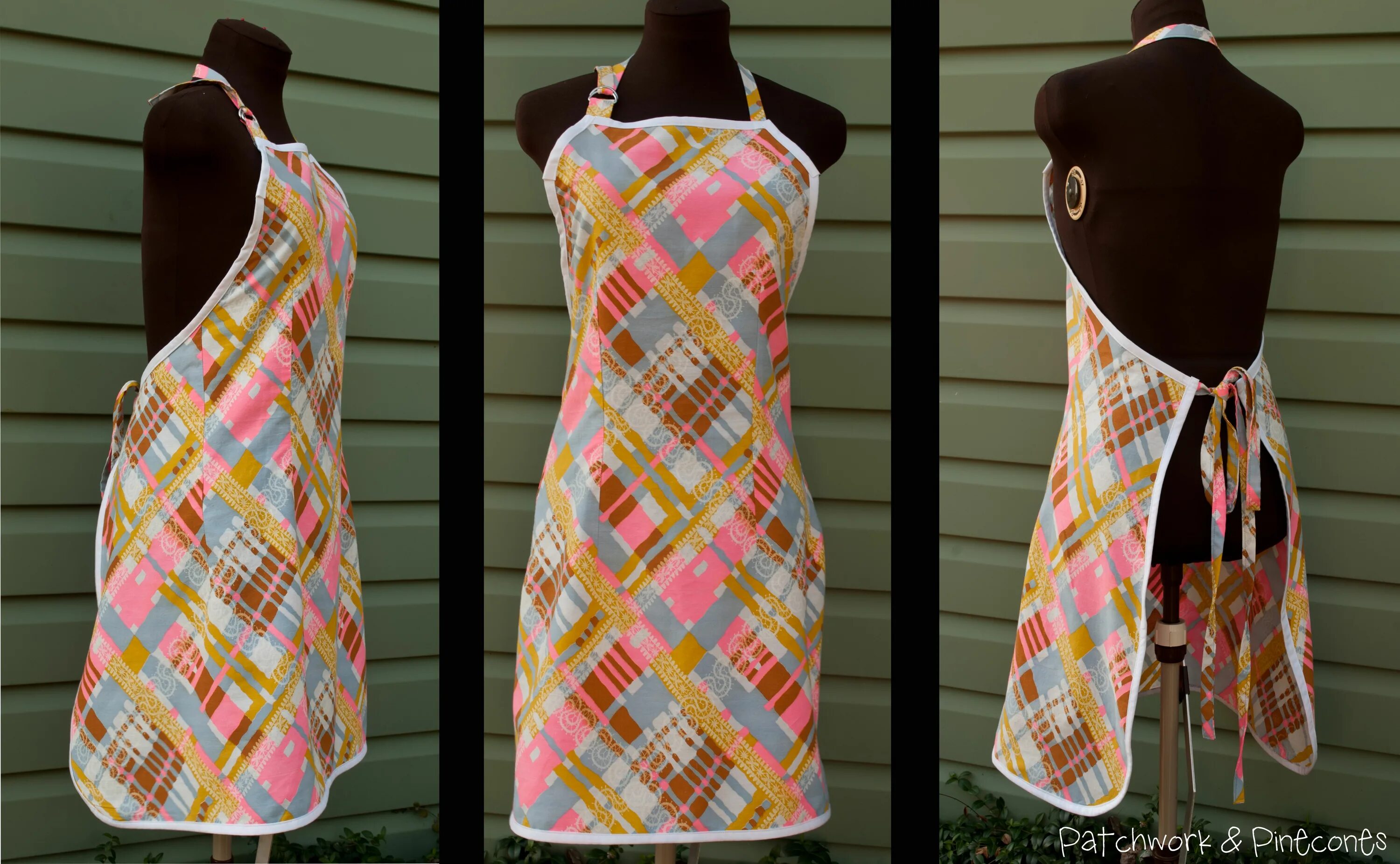 Cute Kitsch Retro Apron / Retro Womens Apron in Moda Sophie Etsy Womens aprons, 