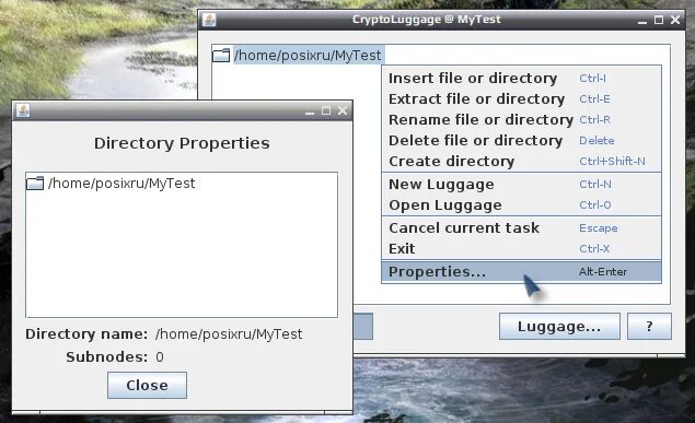Extract directory