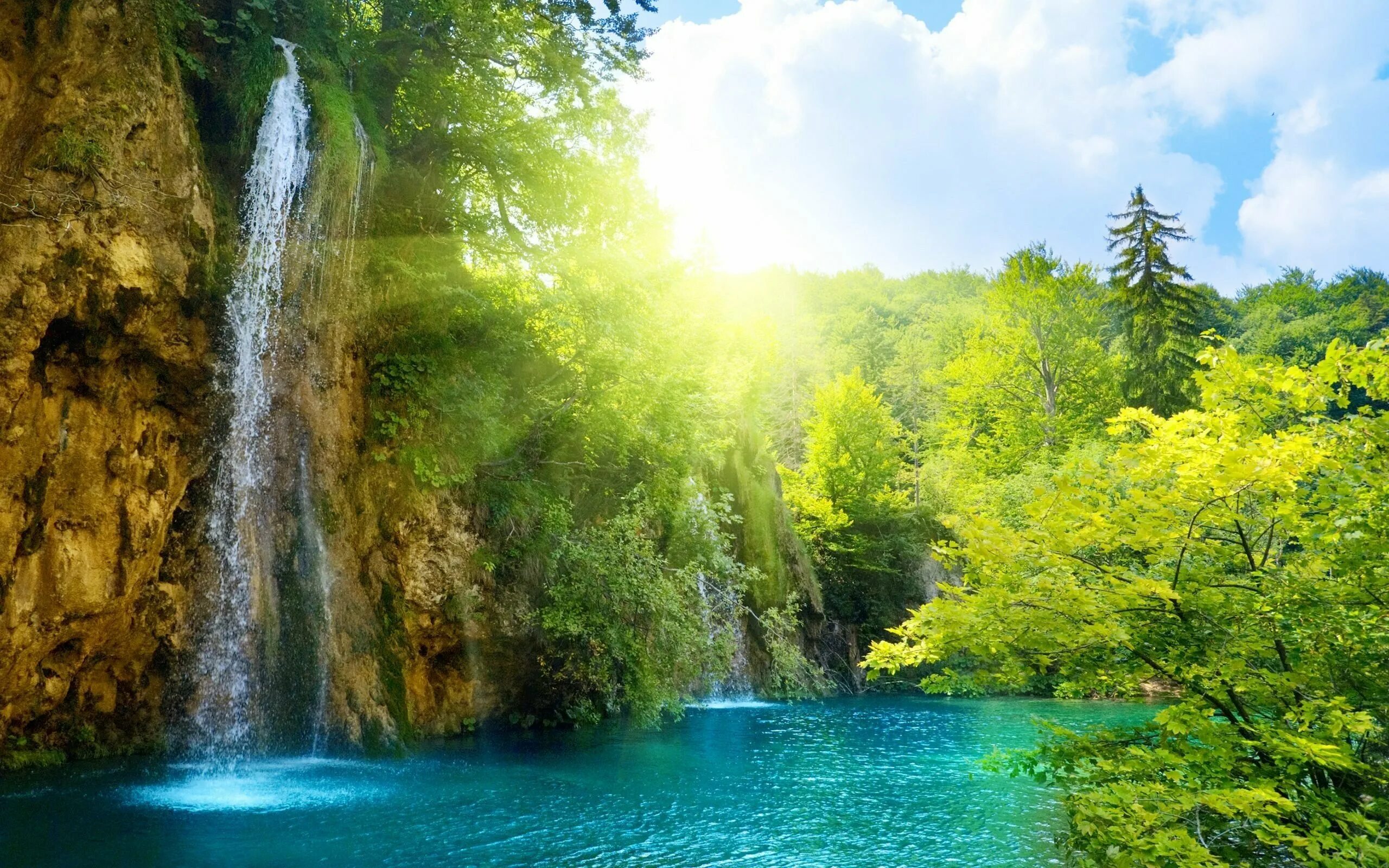 Бесплатные картинки на заставку компьютера. Природа. Красивая природа. Красивые пейзажи природы. Природа водопад.
