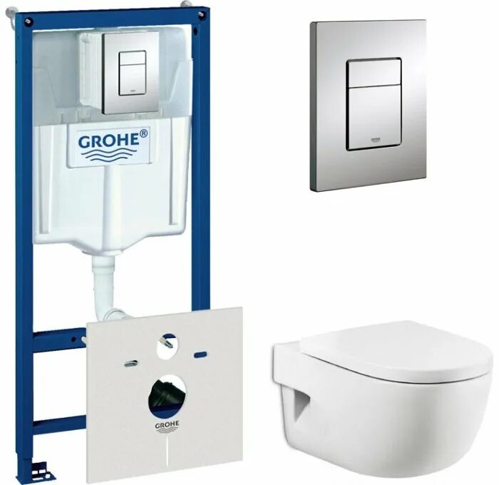 38775001 Инсталляция Grohe. Инсталляция для унитаза Grohe 38775001. Grohe Rapid SL [38775001]. Инсталляция Grohe Rapid SL 38775001 (4 В 1 В сборе). Комплект инсталляции грое