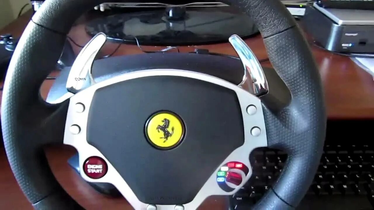 Как проверить руль на пк. Thrustmaster ferrari f430. thrustmaster ferrari 430. руль thrustmaster ferrari f430. руль thrustmaster ferrari f430 force feedback.