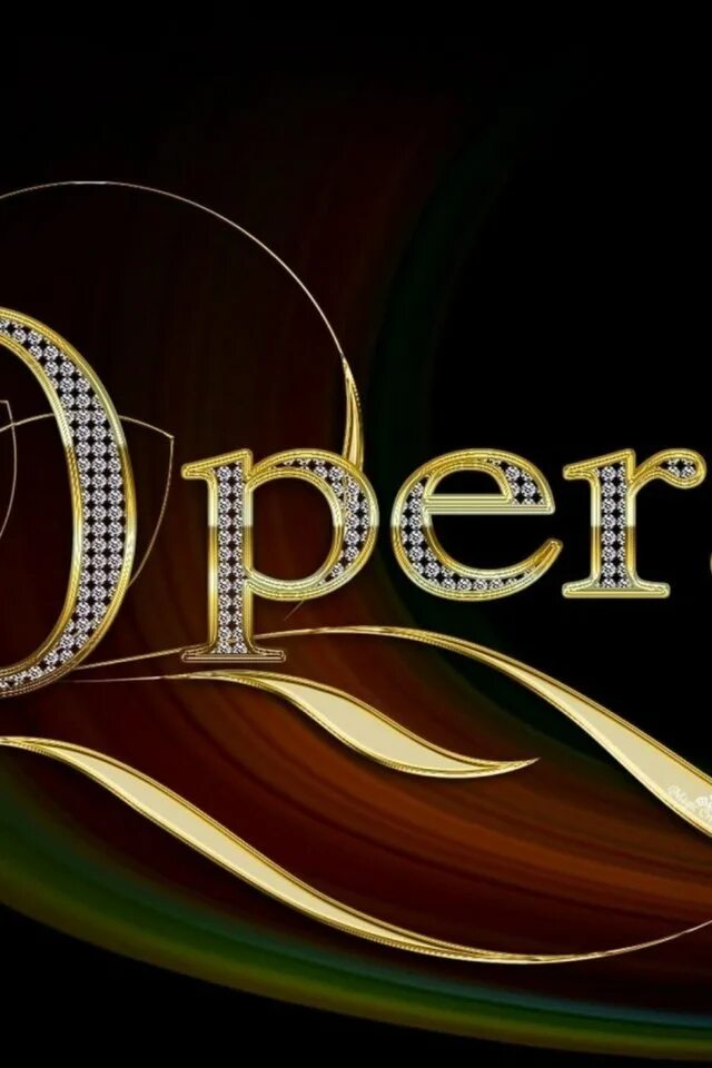 Gold named. Опер обои. Стилизованное название золотом. Имена оперов. Gold Opera.