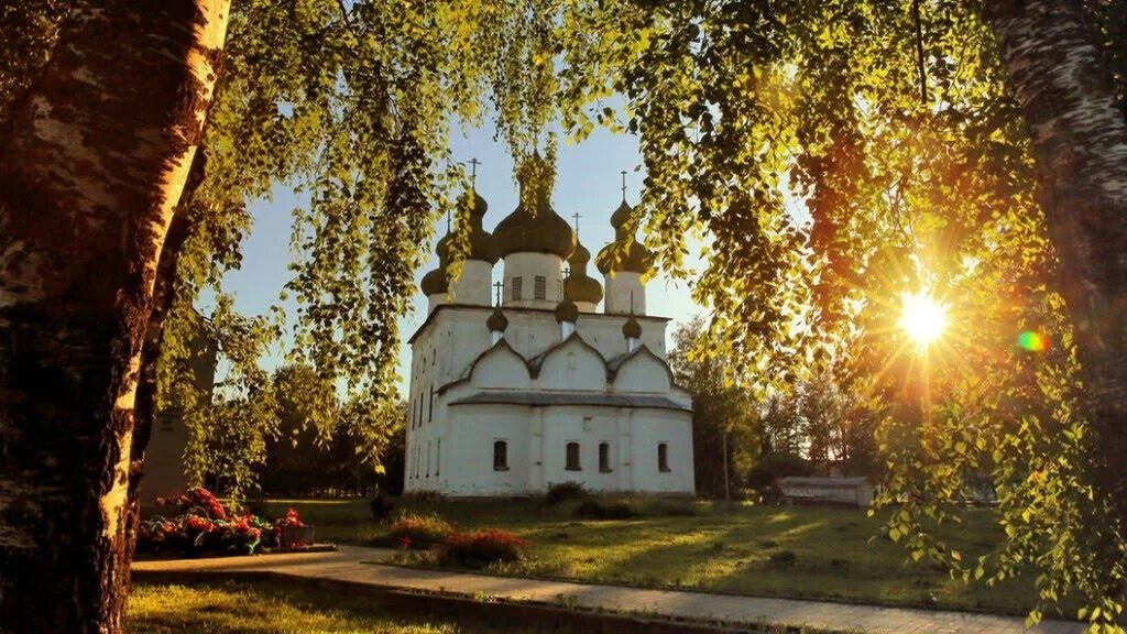 Церковь в березовой роще Воронеж. Церковь, Берёзки, река Троица. Россия берёзы православный храм. Церковь Преображения Господня (Нерехта). Березовый храм