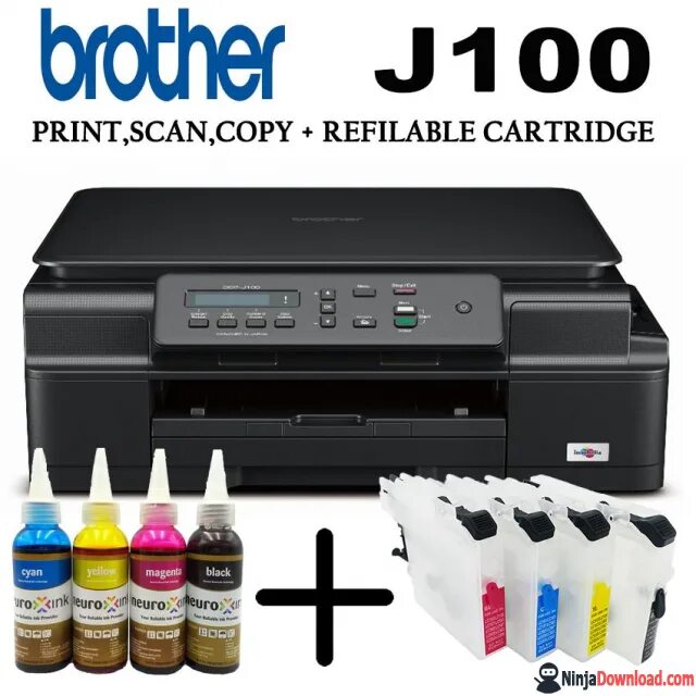 Brother j100. DCP-j100. Бразер принтер драйвер.