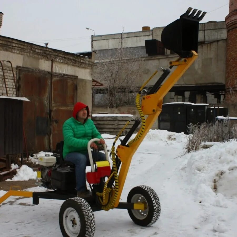 Самодельный экскаватор своими руками. 12 фото Baby strollers, Snow shovel, Strol