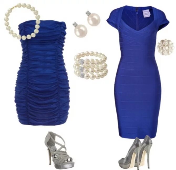 какая бижутерия подойдет к синему платью. бижутерия к голубому платью. украшение к синему платью футляру. бижутерия под синее платье. образ с синим платьем.