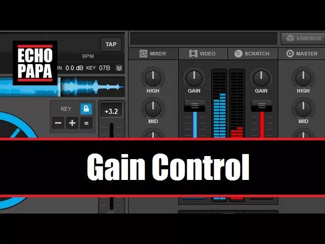 Gain control. Скины Virtual DJ 3 default. Auto gain Control.