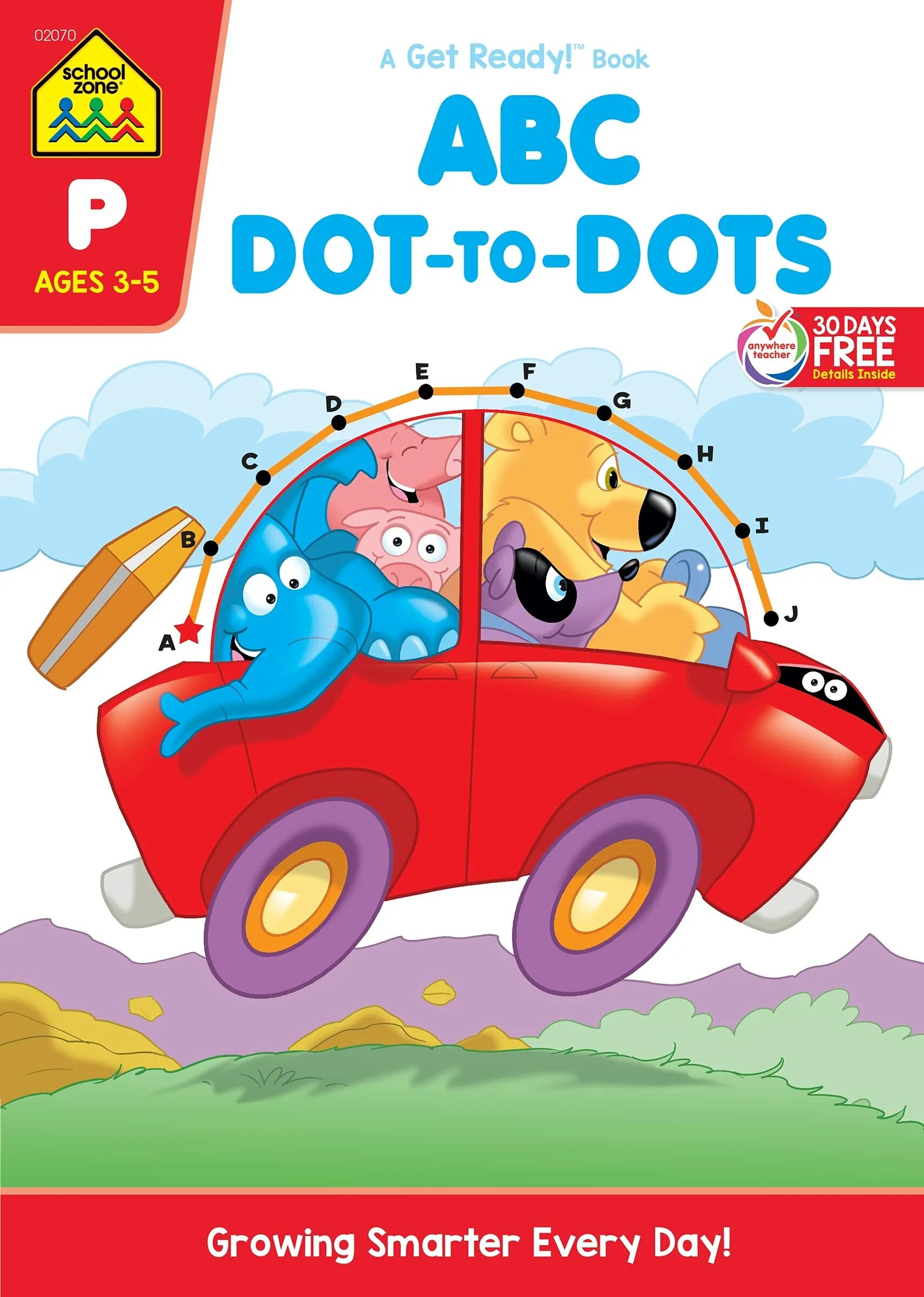 Get ready book. School abc dot to dot. abc dots. abc age. the dot picture book.