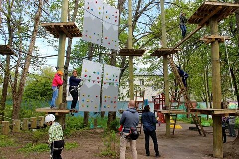 Большой веревочный парк спб