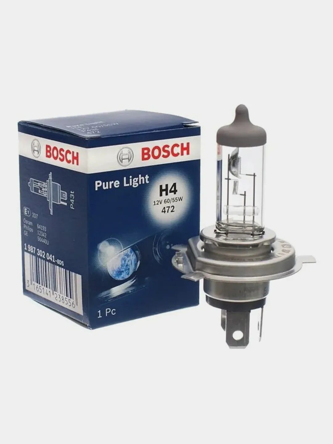 Лампа бош н4. Bosch pure light h4 12v 6055w. лампа h4 12v 6055w p43t pure light bosch. лампа галогеновая bosch pure light h4 12v 6055w- standard. лампа автомобильная галогенная bosch trucklight heavy duty 1987302442 h4 24v 7570w 1 шт..