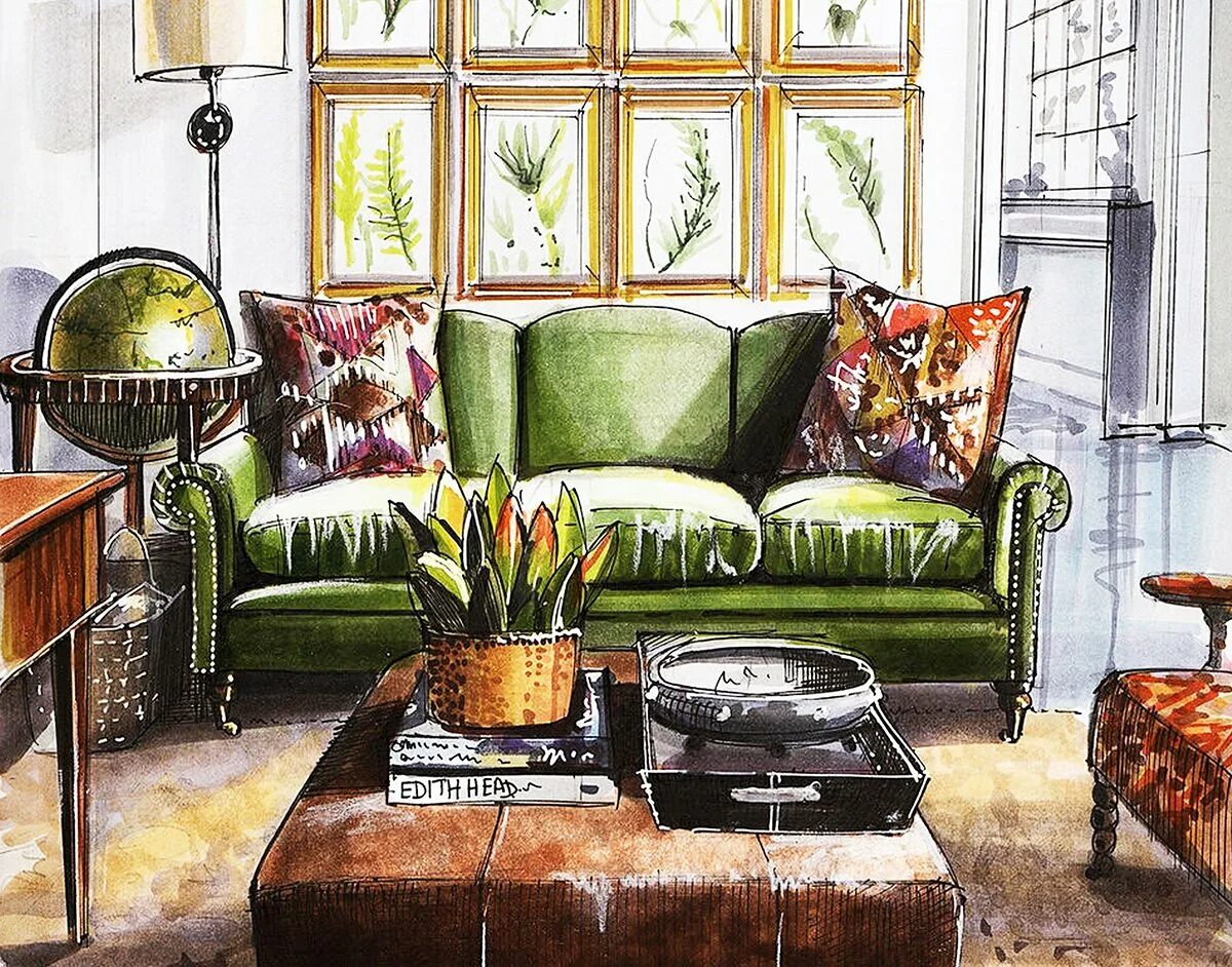 Скетчинг интерьера. Тихомиров сергей скетчинг интерьерный. Сергей тихомиров скетч инстаграм. Интерьерный скетчинг. Interior sketch olga kaminskaya.
