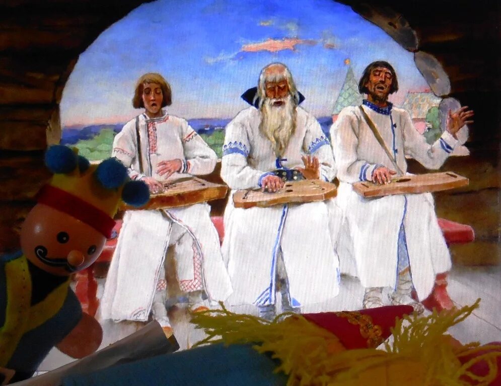 скоморохи и гусляры
