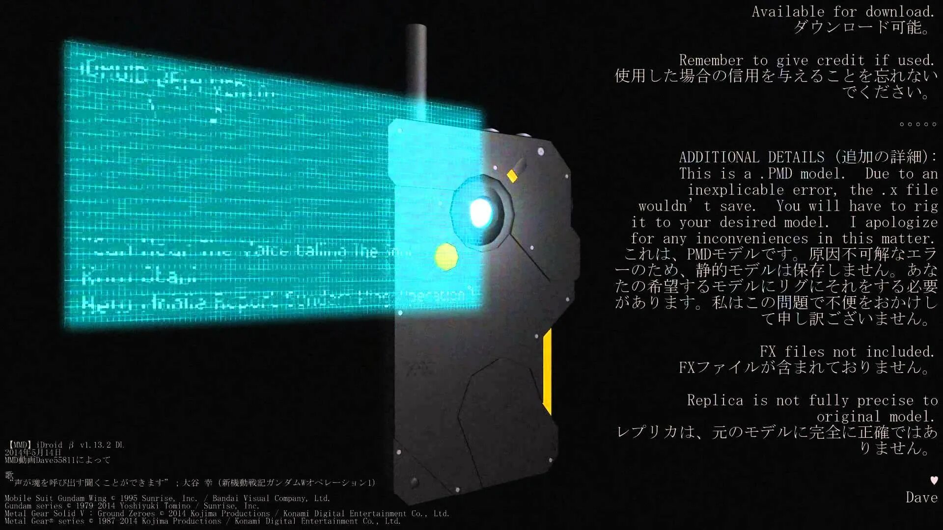 Additional credits