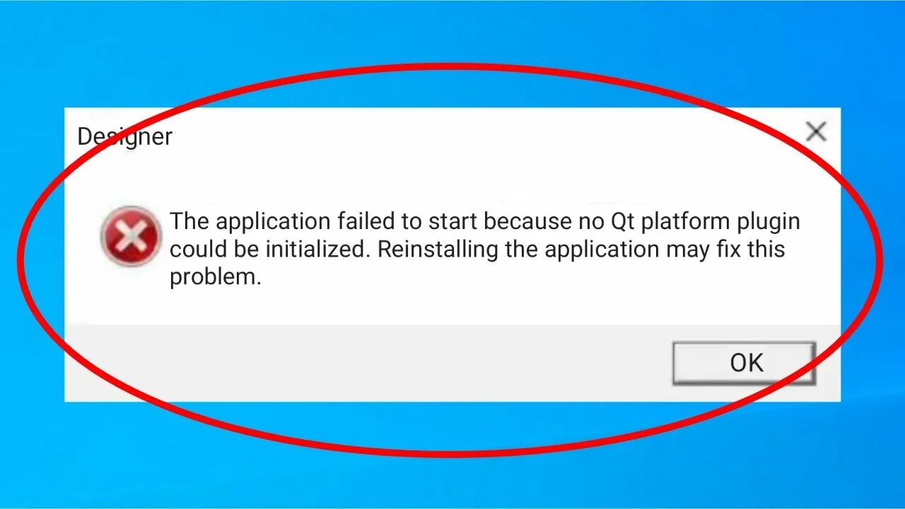 Ошибка pyqt5 this application. This application failed to start because no qt platform plugin could be initialized. This application failed to start because no qt platform plugin. Как переводиться this application failed to start.