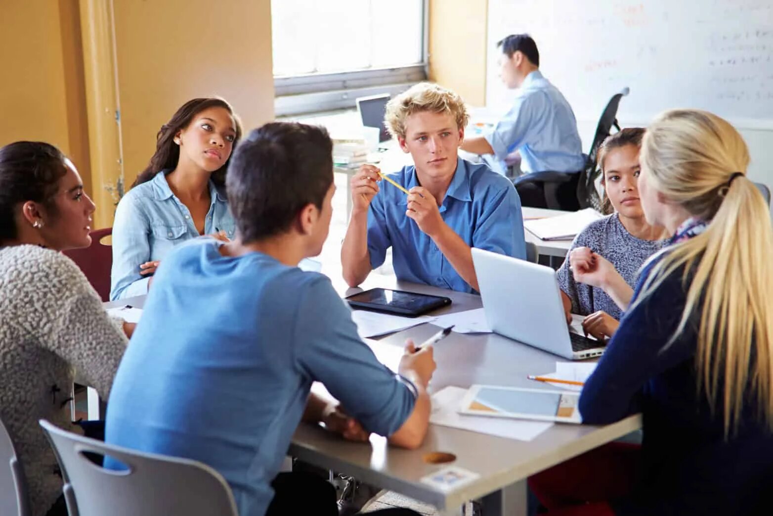 Students use their