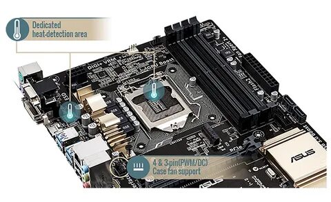 Материнская плата asus fan