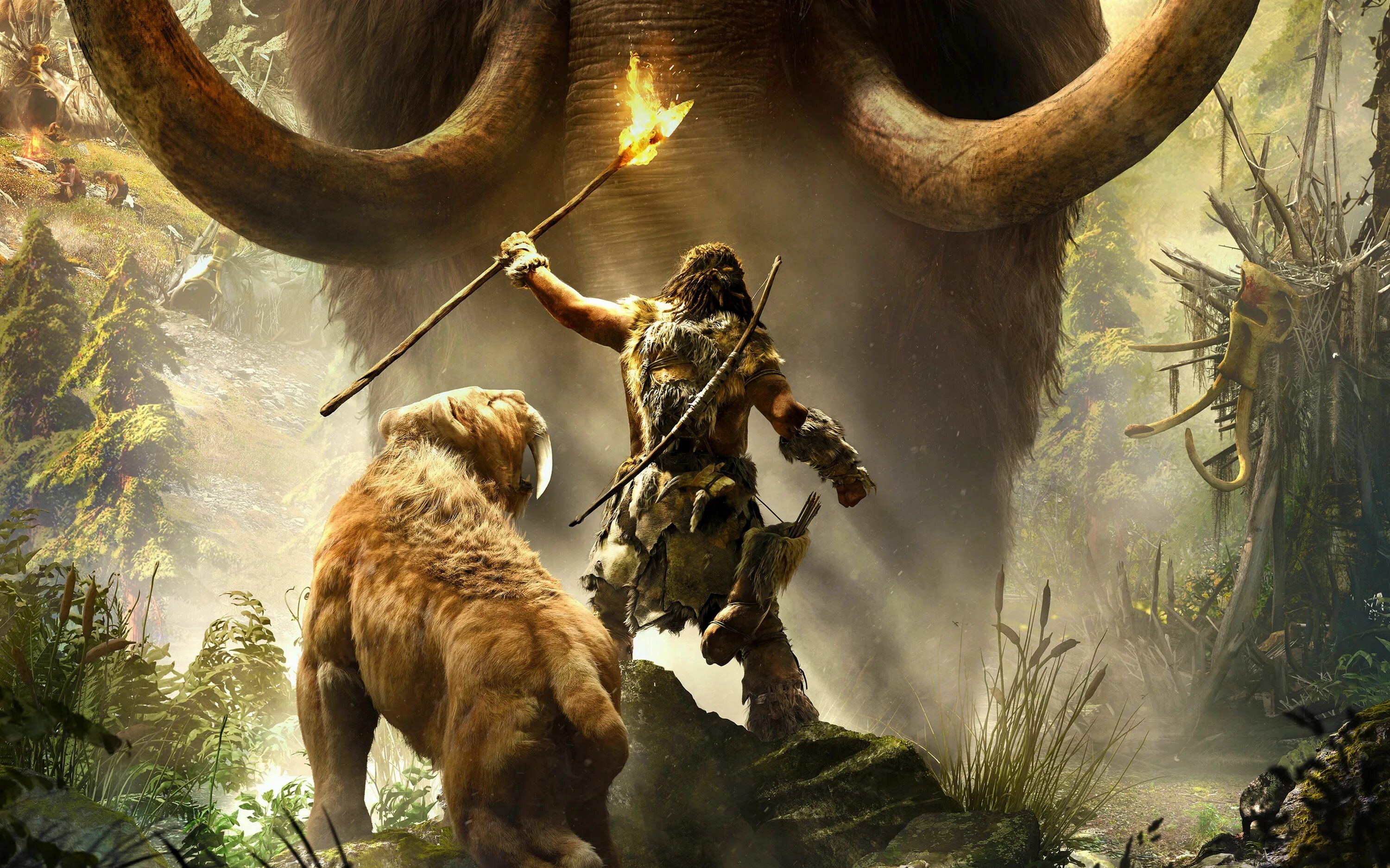 Край праймал игра. Фар край с мамонтами. Фар край праймал. Far Cry Primal Постер.