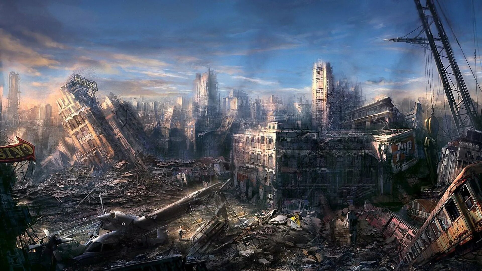 Город катастроф. Разрушенный город метро 2033. разрушенная москва метро 2033. метро 2033 москва сити. метро 2033 москва.