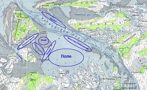 Карта сухого моря