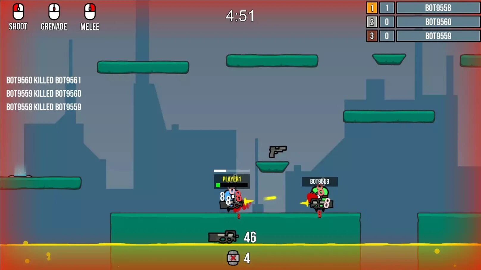 Unity multiplayer shooter. Unity dynamic shooter template.