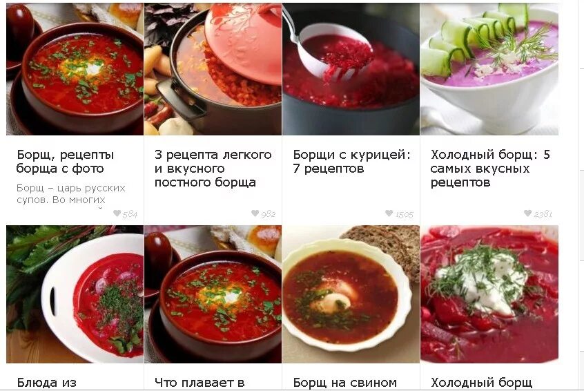 Рецепт борща с курицей