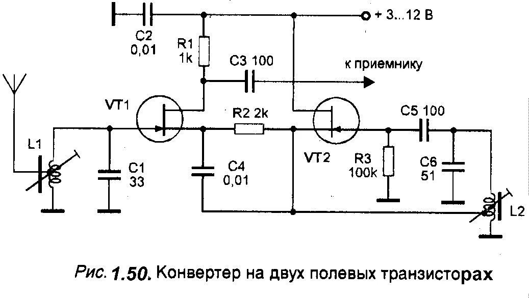 Передатчик укв88-108мгц. На полевых транзисторах. Схема УКВ 88-108мгц приемника на транзисторах. Приемник УКВ диапазона 88-108 МГЦ. Коротковолновой приемник на транзисторах схема. Укв прием