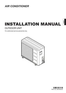Installation manual
