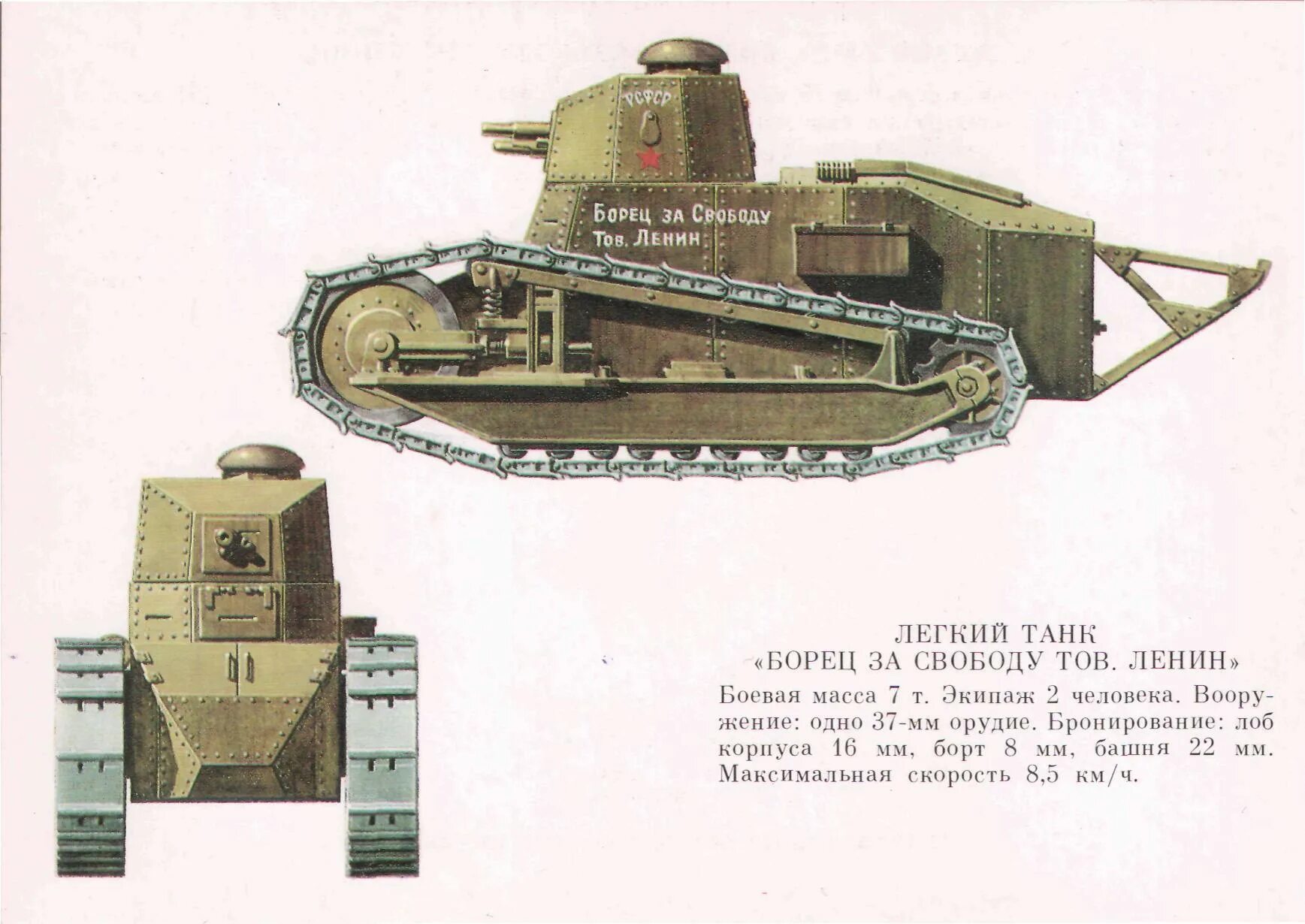 Танк «Рено-русский» «борец за свободу тов. Ленин». Танк борец за свободу тов Ленин. Товарищ Ленин танк красное Сормово. Первый танк красное Сормово.